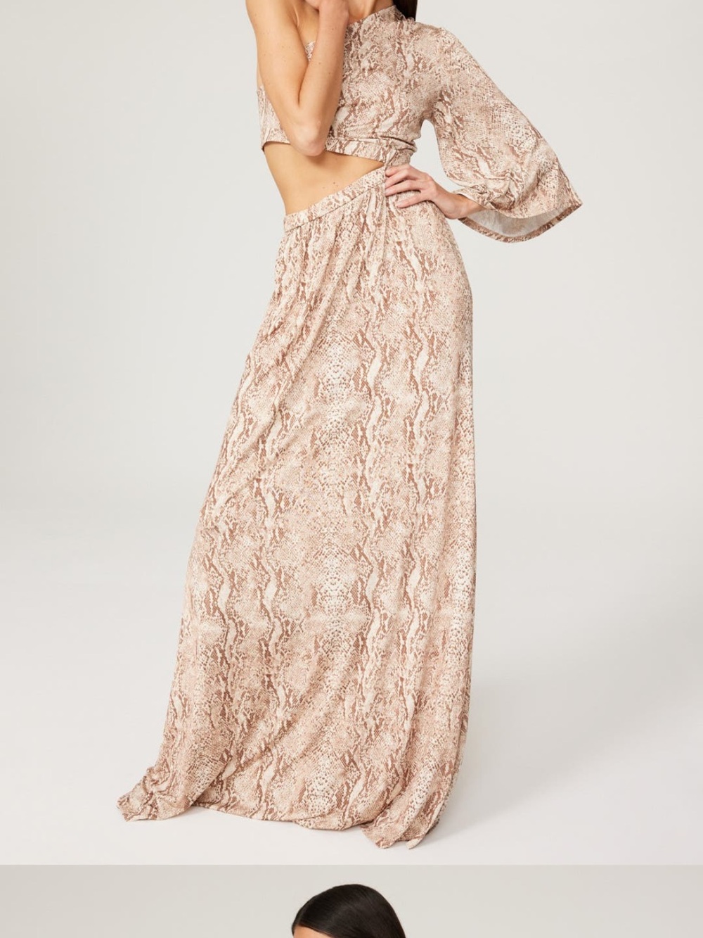 L’AGENCE XL one shoulder dress